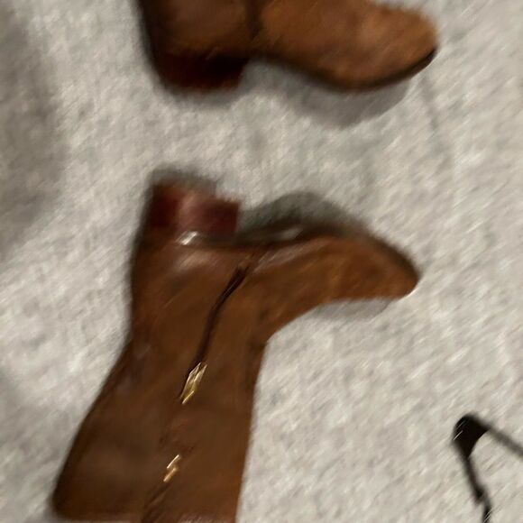 UGG Jaspan Mid-Calf Chocolate Brown riding Leather Boot Size 8.5 excelle… - Picture 10 of 14